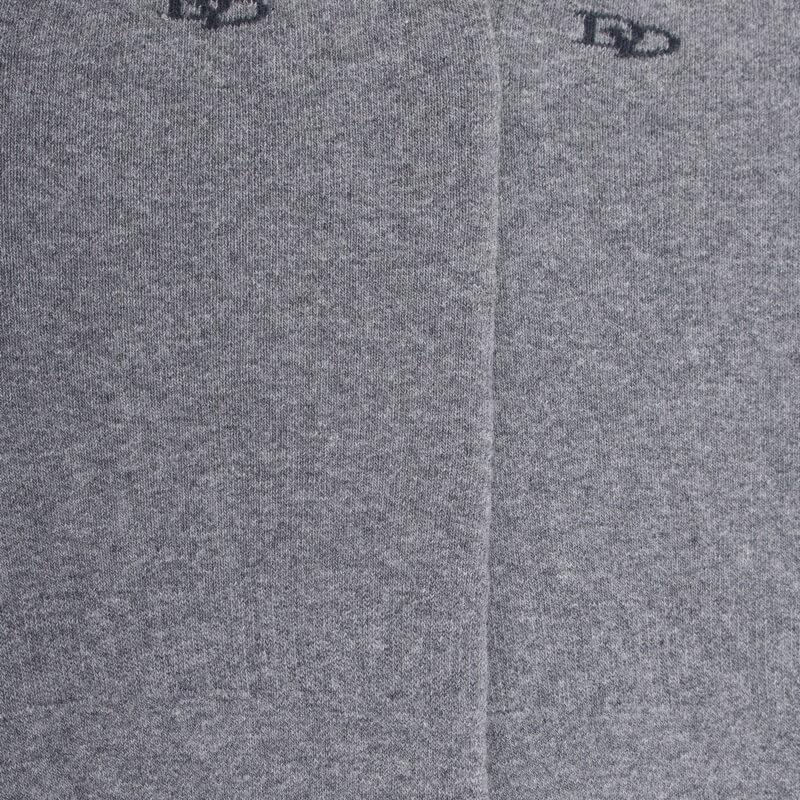 Doré Doré Chaussettes Invisibles Homme En Coton Bouclettes Et Bandes Anti-glisse - Gris