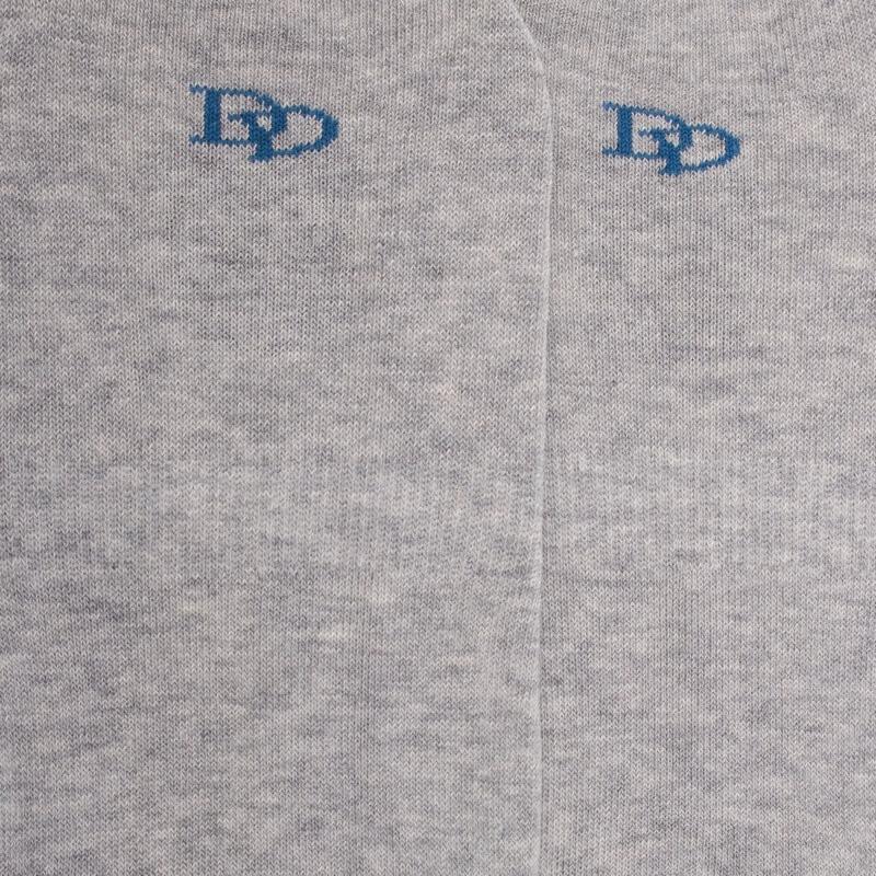 Doré Doré Chaussettes Invisibles Homme En Coton égyptien Et Bandes Anti-glisse - Gris
