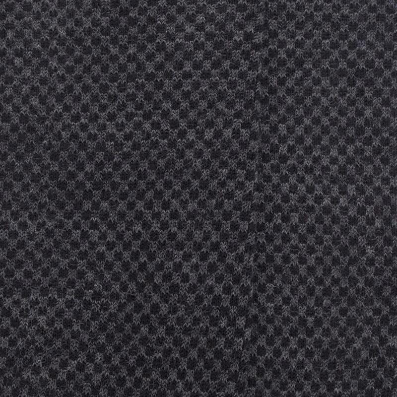 Doré Doré Chaussettes Laine à Motifs Géométrique - Noir Et Gris