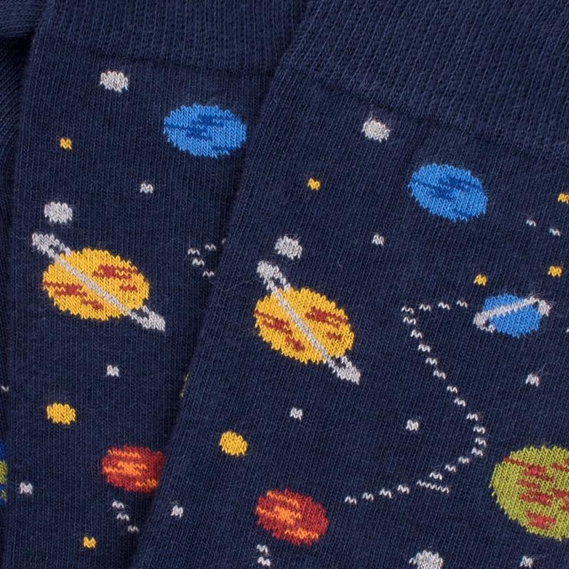 Doré Doré Coffret Cadeau 3 Paires De Chaussettes Fantaisie - Bleu