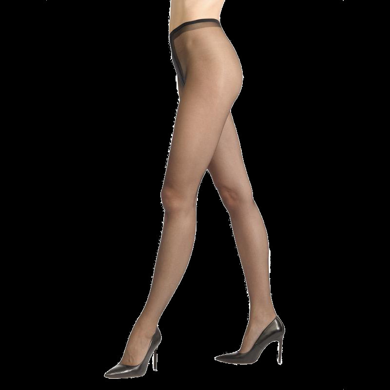 doré doré Collant DD Fraîcheur d'été 8 deniers - Noir