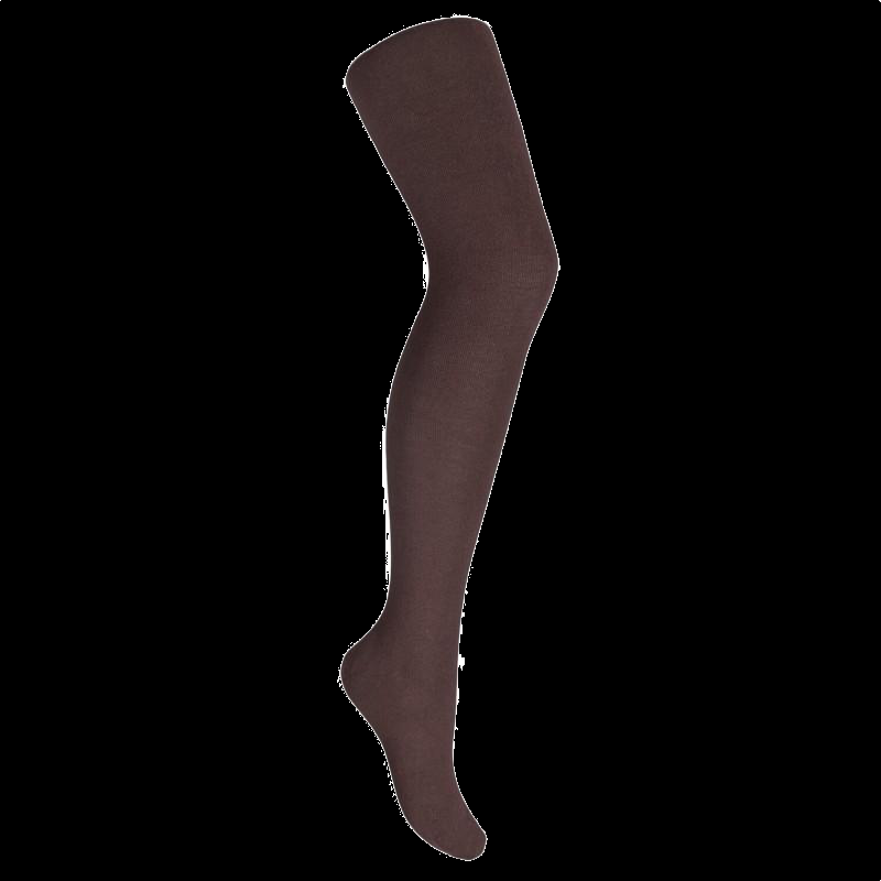 Doré Doré Collant DD Inséparable En Laine Mérinos Et Coton Doux - Marron