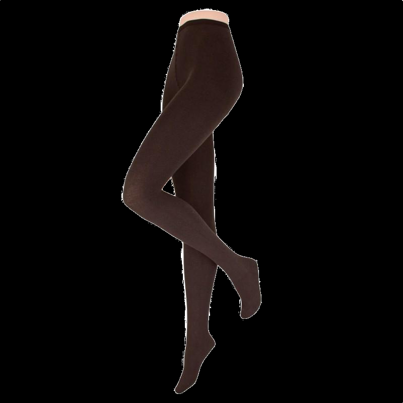 doré doré Collant DD Inséparable en laine mérinos et coton doux - Marron