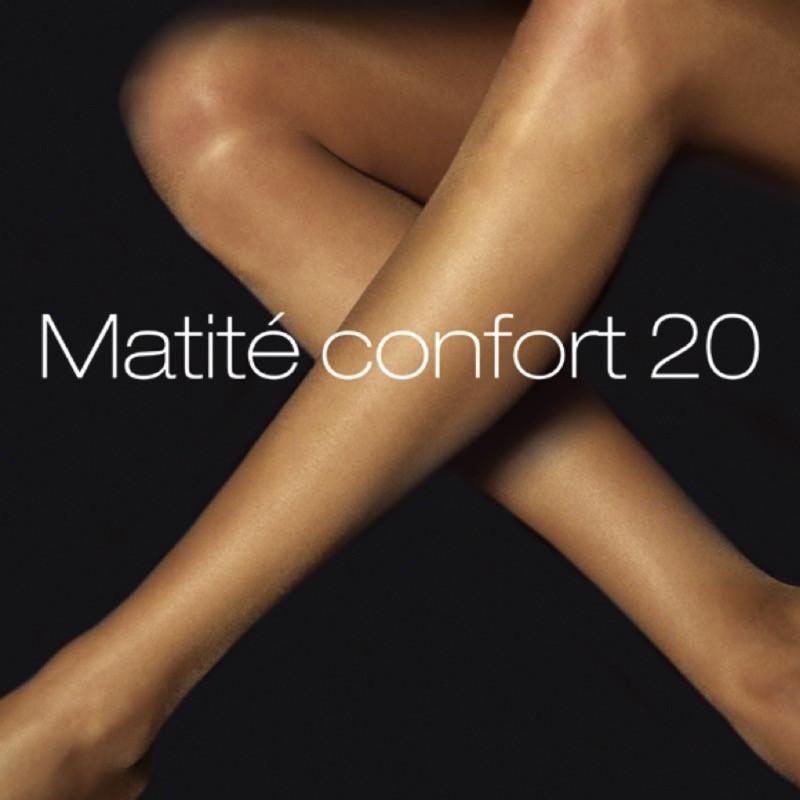 Doré Doré Collant DD Matité Confort 20 Deniers - Beige Havane