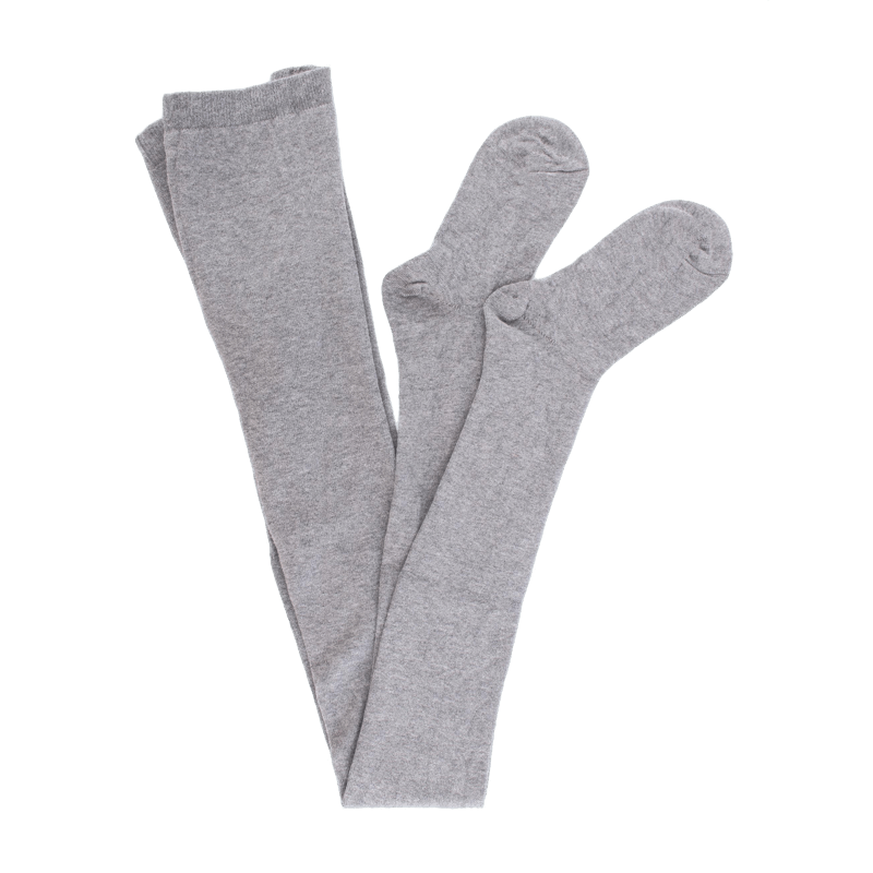 doré doré Collant enfant maille jersey en coton doux - Gris rocheux
