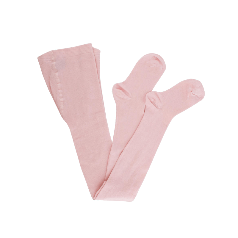 doré doré Collant enfant maille jersey en coton doux - Rose
