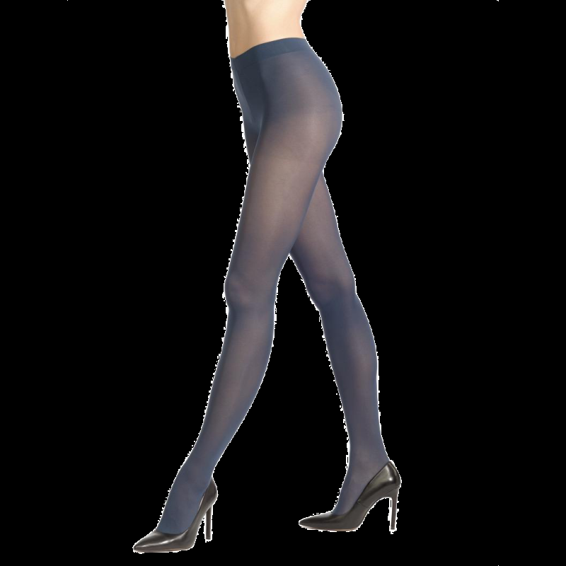 doré doré Collant fantaisie opaque Coloré 50 deniers - Bleu Matelot