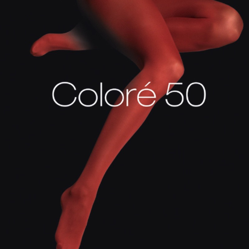 Doré Doré Collant Fantaisie Opaque Coloré 50 Deniers - Noir