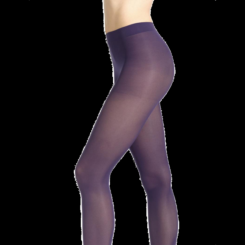 Doré Doré Collant Fantaisie Opaque Coloré 50 Deniers - Violet Byzance