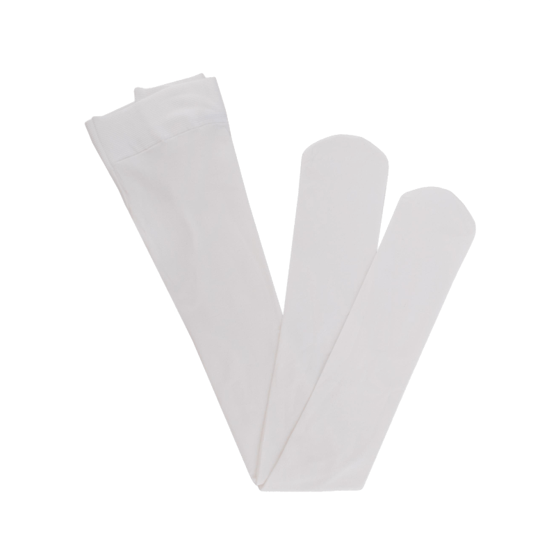 doré doré Collant fin opaque pour fille en microfibre -Blanc