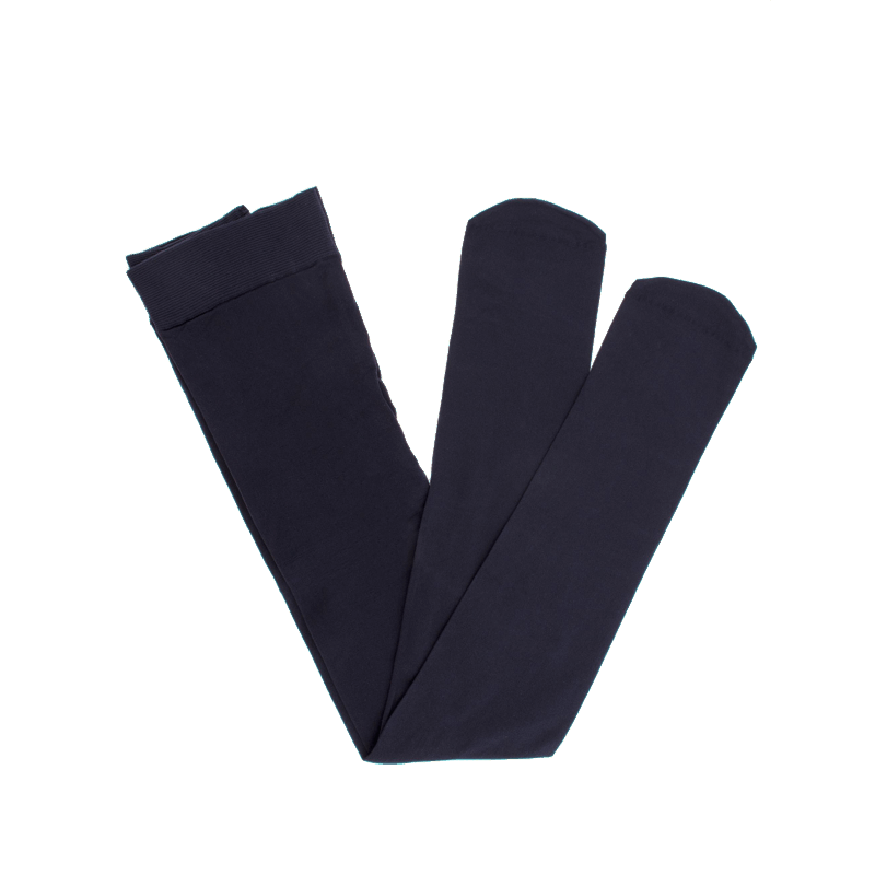 doré doré Collant fin opaque pour fille en microfibre -Bleu foncé