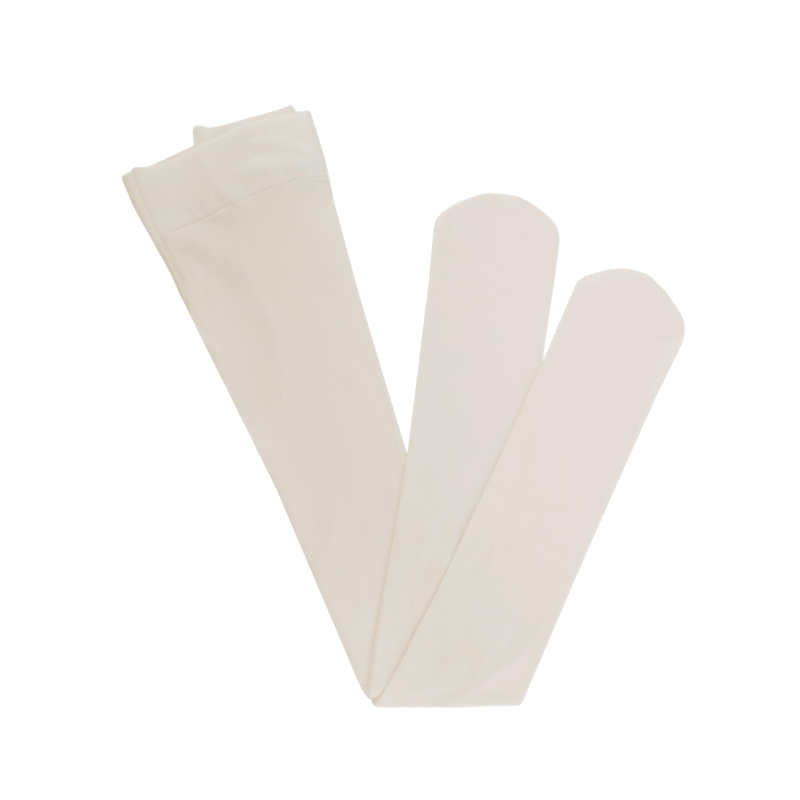 doré doré Collant fin opaque pour fille en microfibre -Ecru