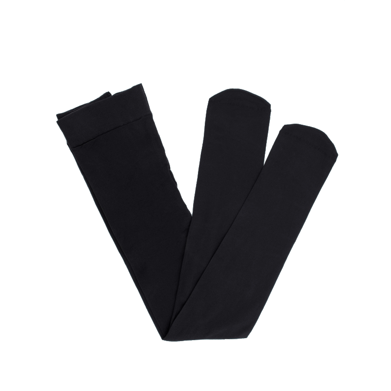 doré doré Collant fin opaque pour fille en microfibre -Noir