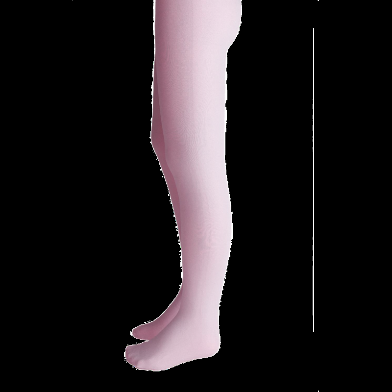 doré doré Collant fin opaque pour fille en microfibre - Rose azalée