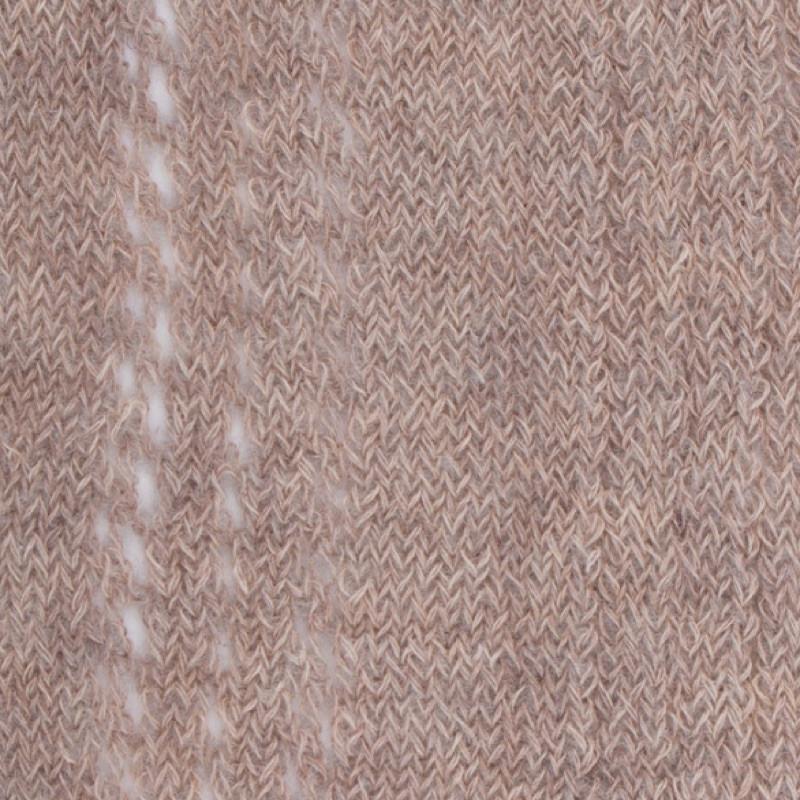 Doré Doré Collants Femme Ajourés En Coton à Motifs Rayures Verticales - Beige Sahara