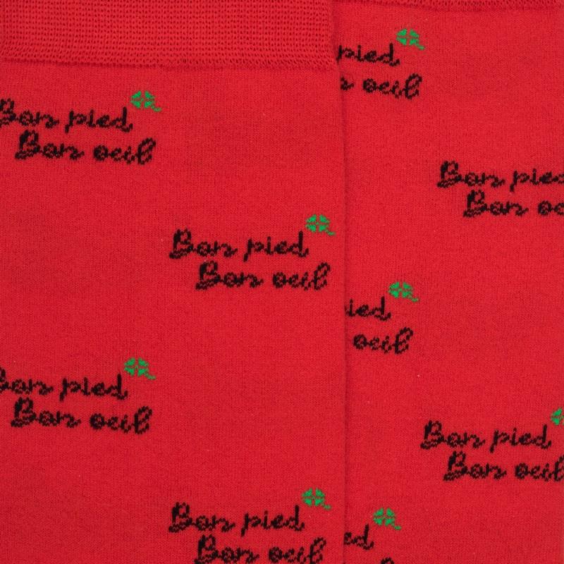 Doré Doré Chaussettes Bon Pied Bon œil - Rouge