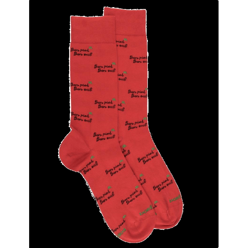 Doré Doré Chaussettes Bon Pied Bon œil - Rouge
