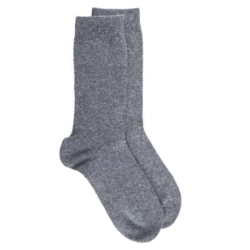 doré doré Chaussettes femme Tendresse Angora - Gris