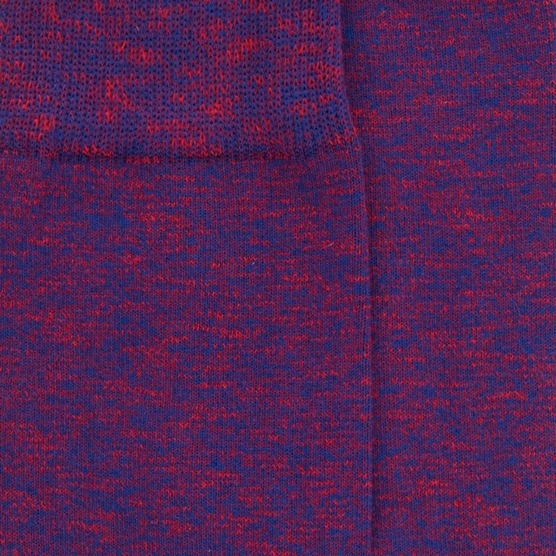 Doré Doré Chaussettes Homme En Coton Chiné - Violet