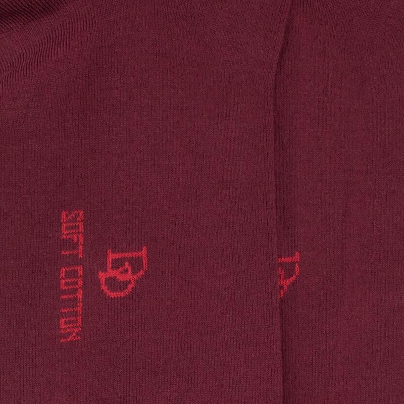 Doré Doré Chaussettes Homme Soft Cotton - Aubergine