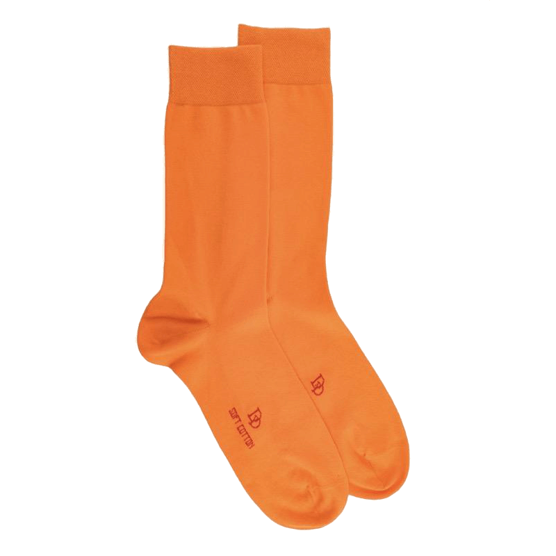 Doré Doré Chaussettes Homme Soft Cotton - Carotte
