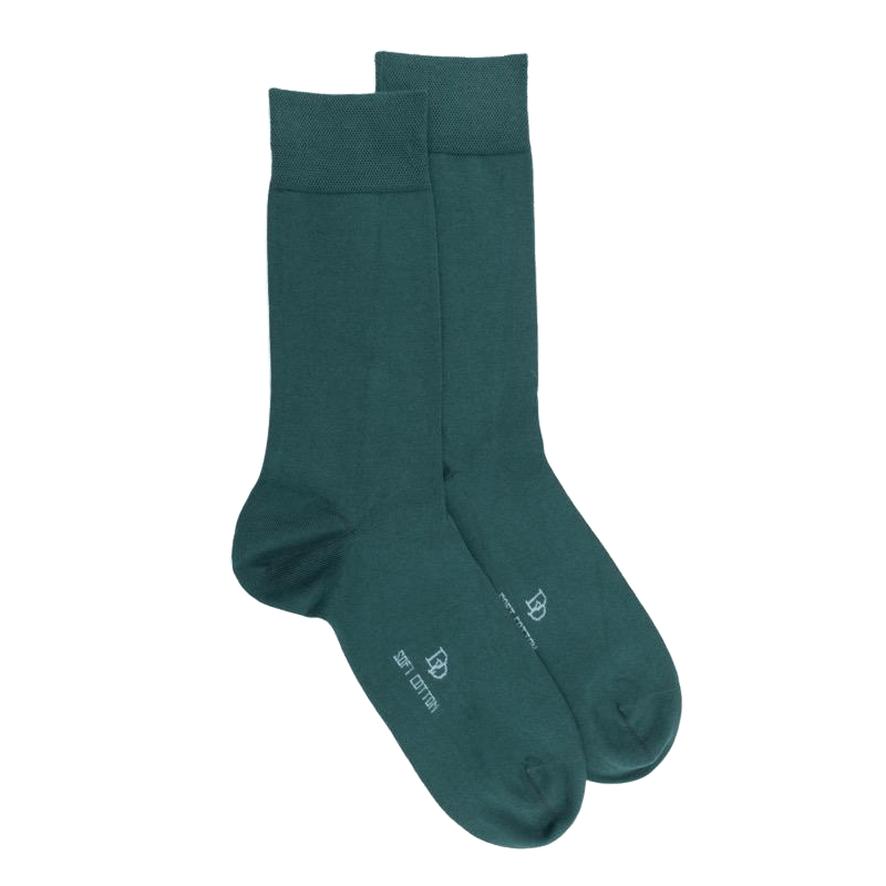 doré doré Chaussettes homme Soft Cotton - Vert Saule