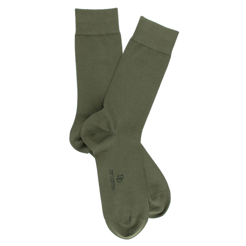 doré doré Chaussettes homme Soft Cotton - Vert