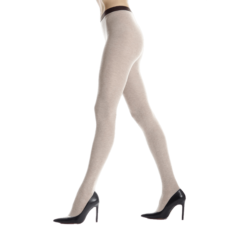 Doré Doré Collant Femme En Coton - Beige Sahara