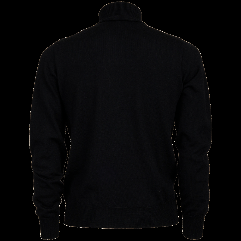 Doré Doré Pull à Col Roulé En Pure Laine - Noir