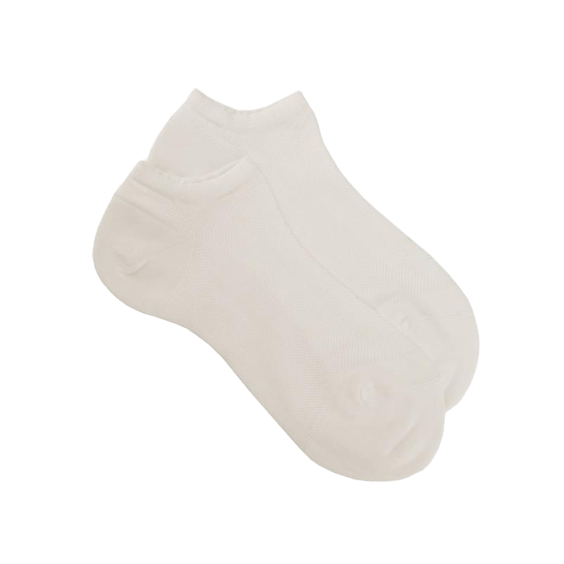 Doré Doré Socquettes Femme En Résille - Blanc Givre
