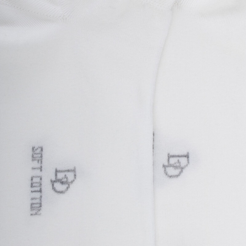 Doré Doré Socquettes Homme En Coton Doux - Blanc