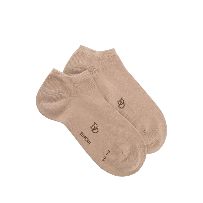 doré doré Socquettes homme en coton égyptien - Beige
