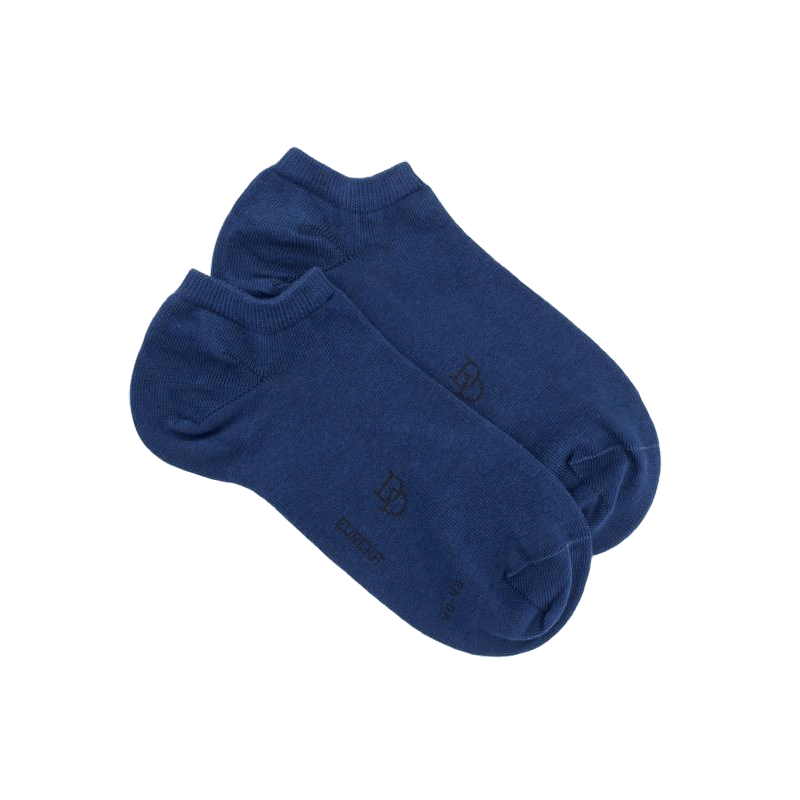 doré doré Socquettes homme en coton égyptien - Bleu