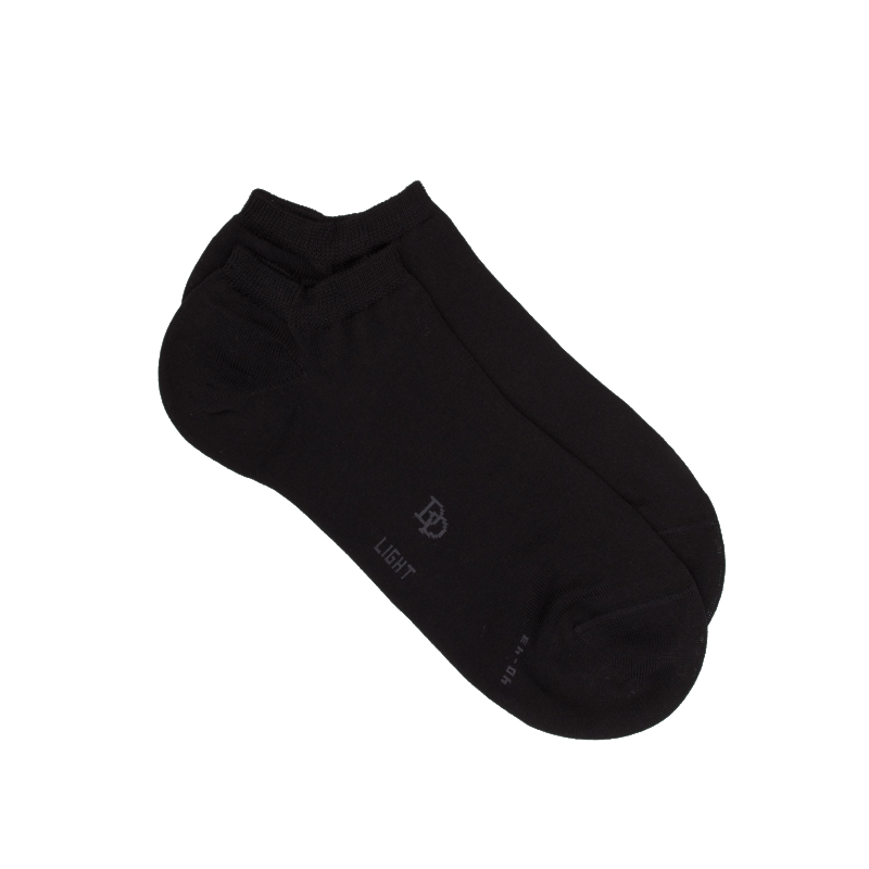 doré doré Socquettes homme Light en coton - Noir