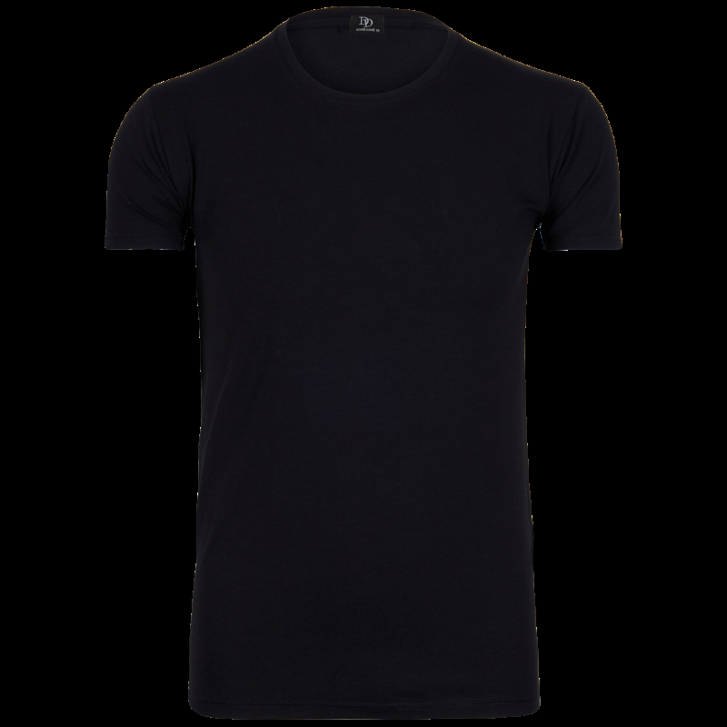 doré doré T-shirt homme en coton - Noir