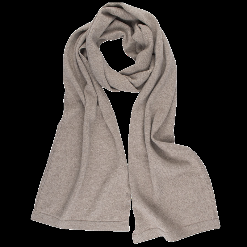 Doré Doré Echarpe En Laine Mérinos Et Cachemire - Beige
