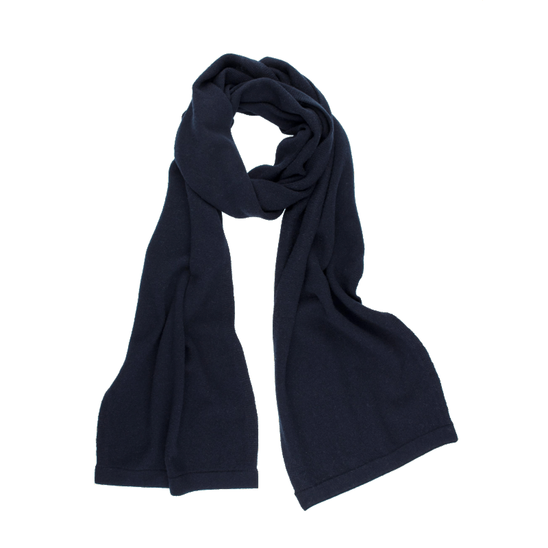 Doré Doré Écharpe Unisexe En Laine Et Cachemire - Bleu Marine