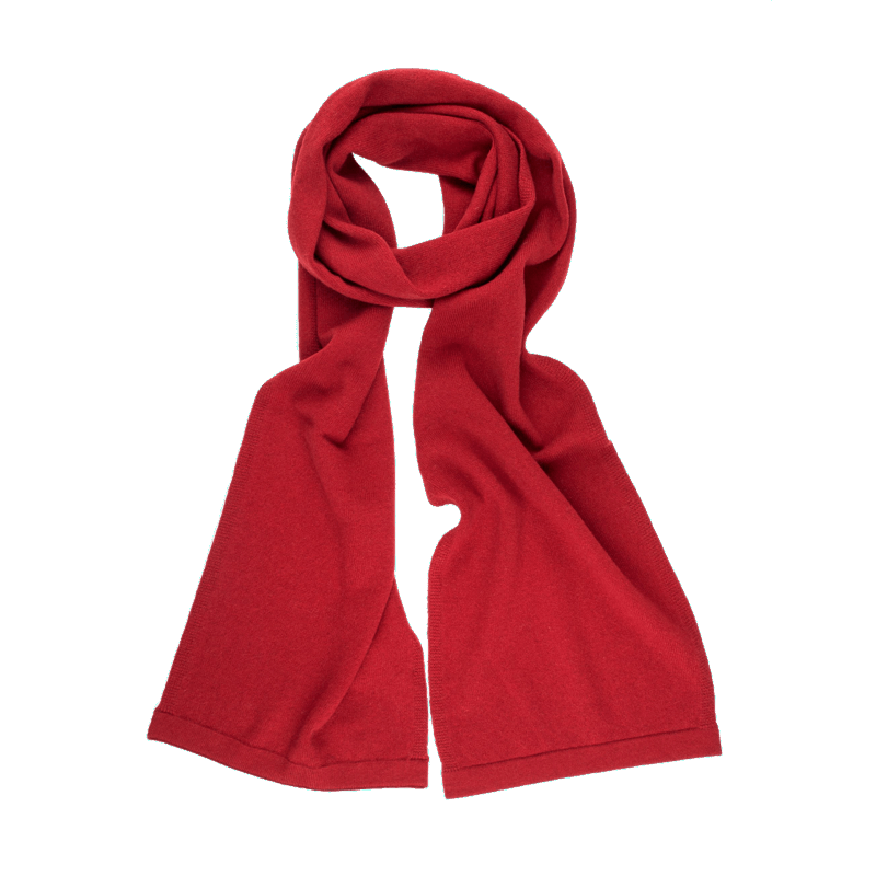 Doré Doré Écharpe Unisexe En Laine Et Cachemire - Rouge Ponceau