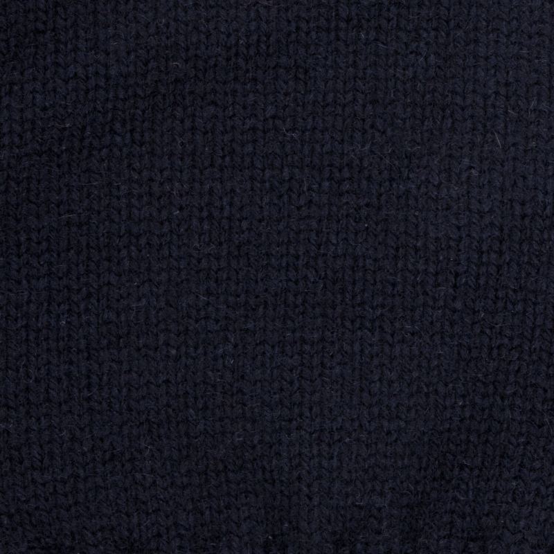 Doré Doré Gants Sans Doigt (mitaine) En Laine Et Cachemire - Bleu Marine