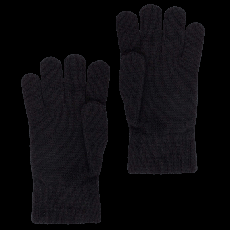 doré doré Gants unisexe en laine et cachemire - Bleu marine