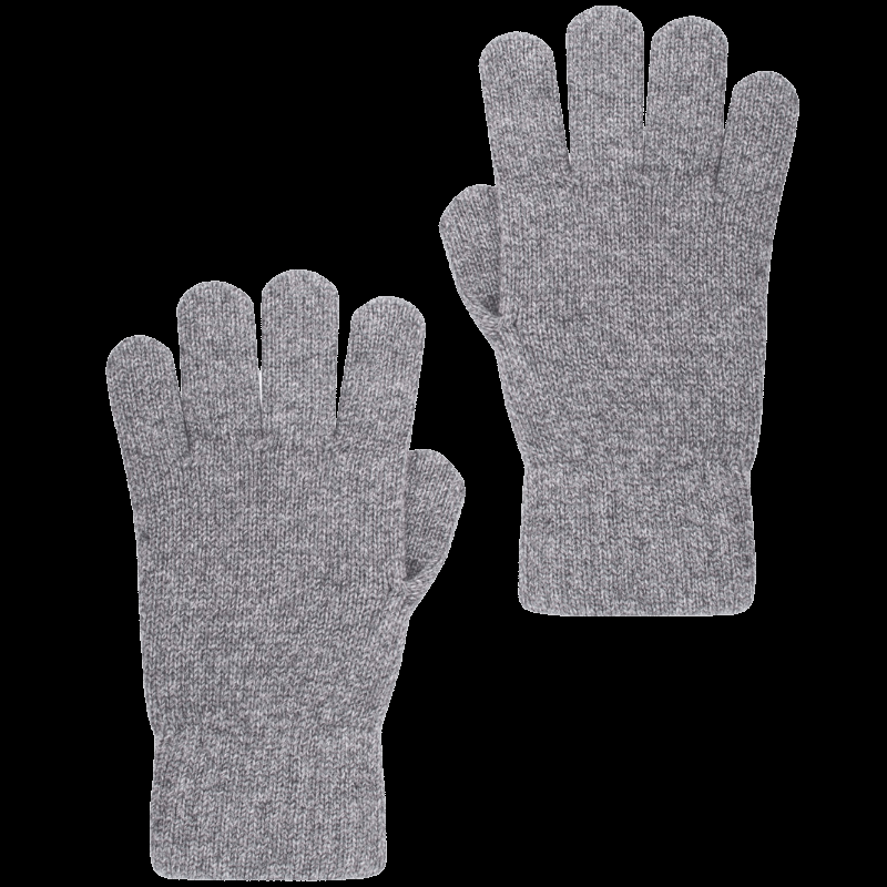 doré doré Gants unisexe en laine et cachemire - Gris oxford