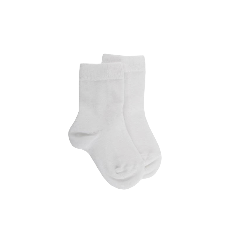 doré doré Layette - Chaussettes bébés en coton doux - Blanc