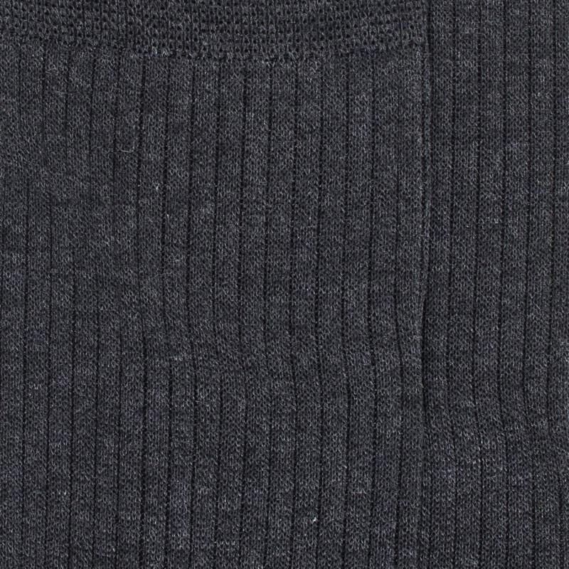 Doré Doré Lot De 7 Chaussettes Homme Côtelées En Pur Fil D'écosse - Gris Foncé