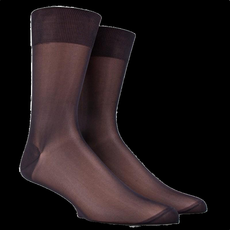 Doré Doré Lot De 7 Chaussettes Homme Voile Polyamide - Noir