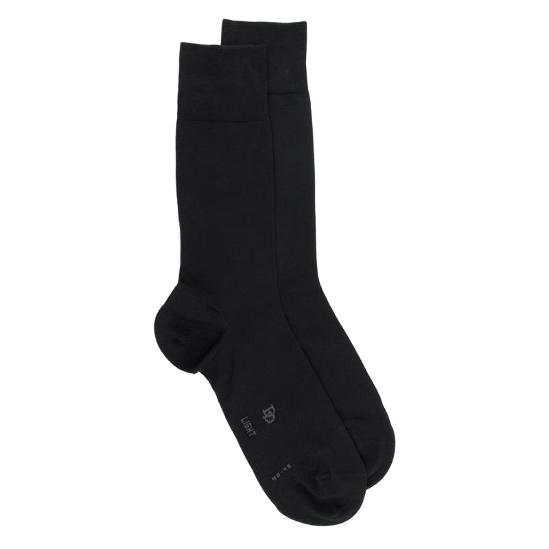 doré doré Lot de 7 paires de chaussettes homme Light en fil d'écosse & polyamide - Noir