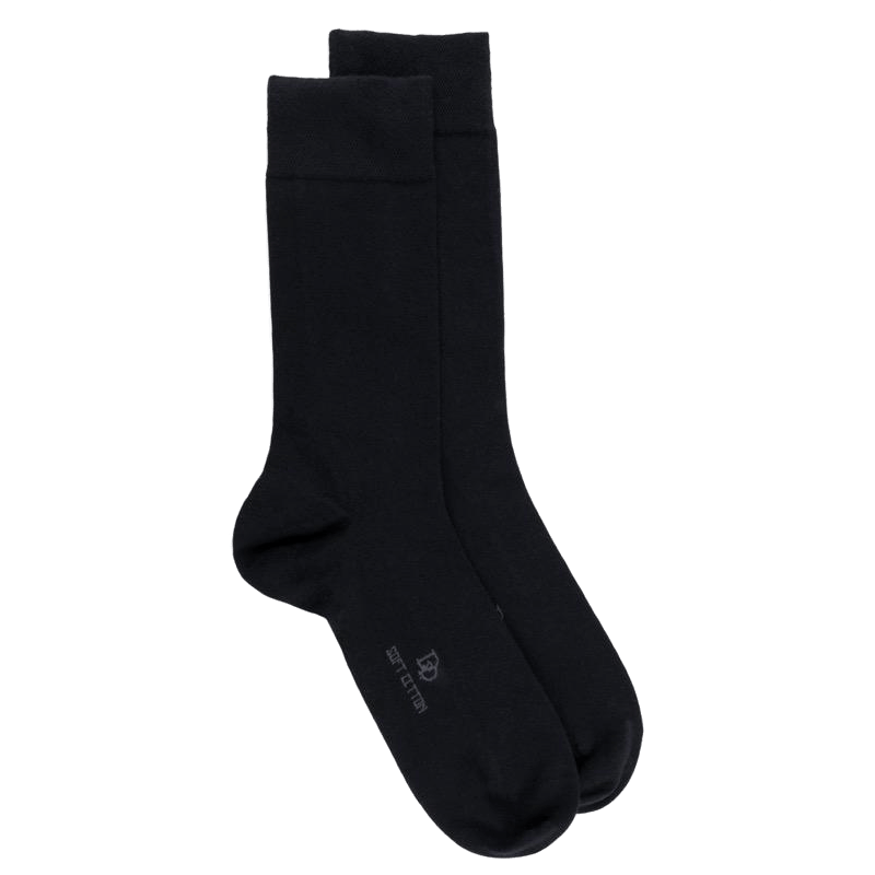 doré doré Lot de 7 paires de chaussettes Soft Coton dont 1 gratuite - Noir