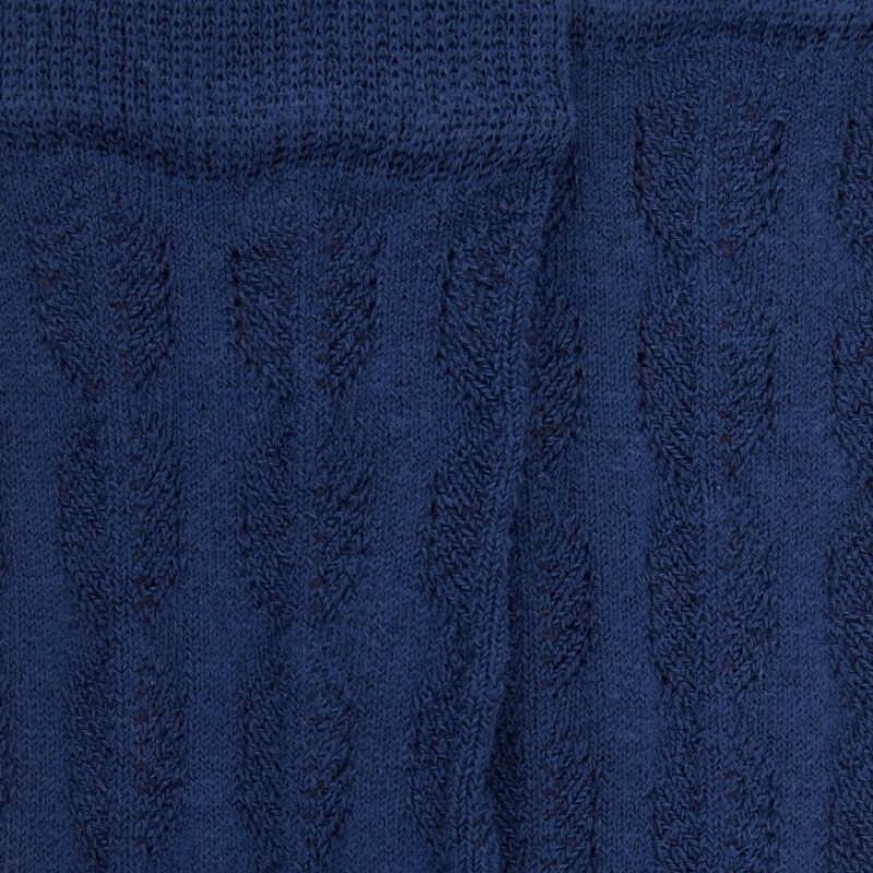 Doré Doré Mi-bas Enfant Ajourés En Coton - Bleu Voilier