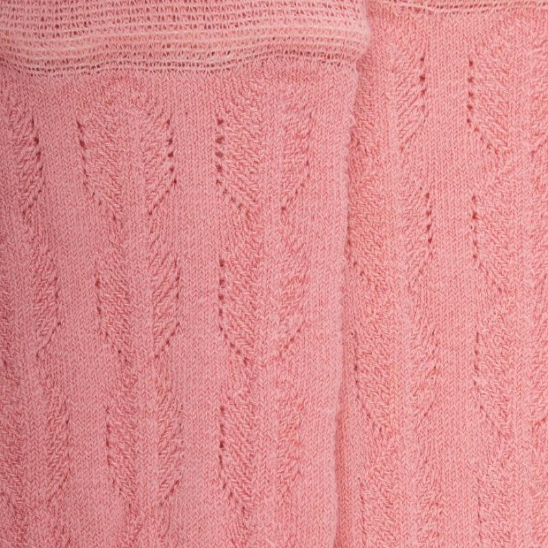 Doré Doré Mi-bas Enfant Ajourés En Coton - Rose Praline