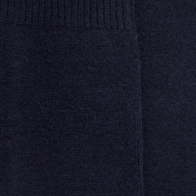 Doré Doré Mi-bas Femme Douceur En Laine Et Cachemire - Bleu Marine