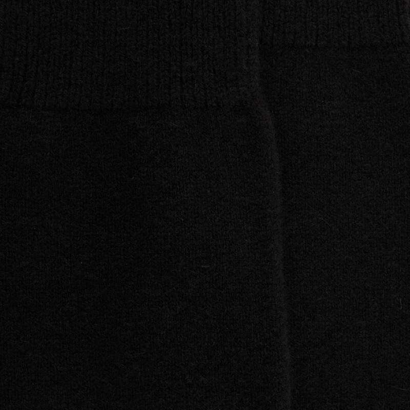 Doré Doré Mi-bas Femme Douceur En Laine Et Cachemire - Noir